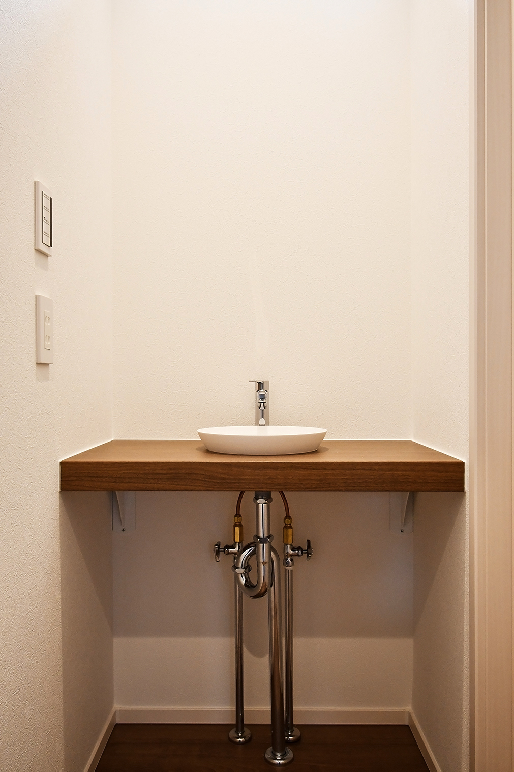 注文住宅のニッチ手洗い