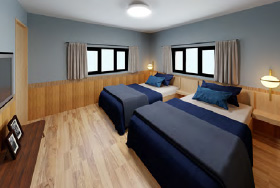 お互いの眠りを大切に。セパレート可能な寝室設計