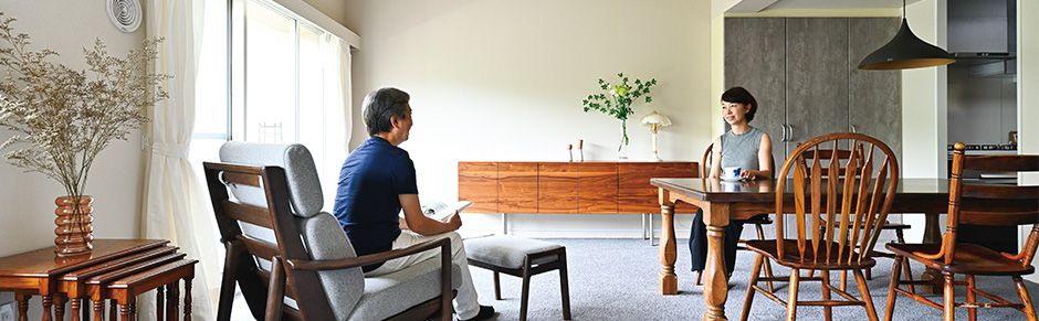 家族の想い出がたくさん詰まった築32年のマンションをフルリノベーション