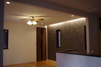 親世帯のリビング