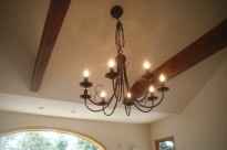 アンティーク調のシャンデリア